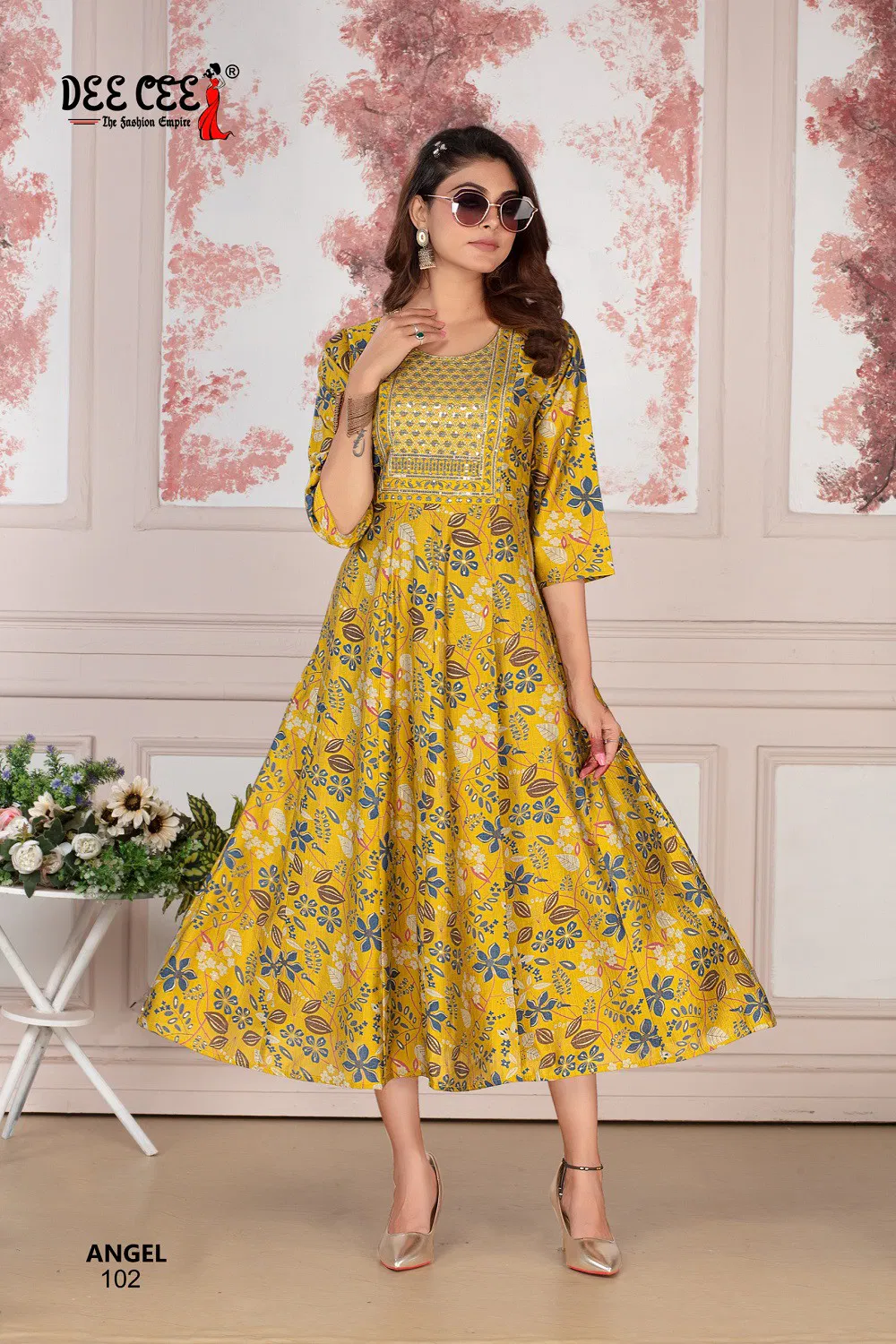 Deecee Angel Printed Anarkali Styled Kurtis Collection